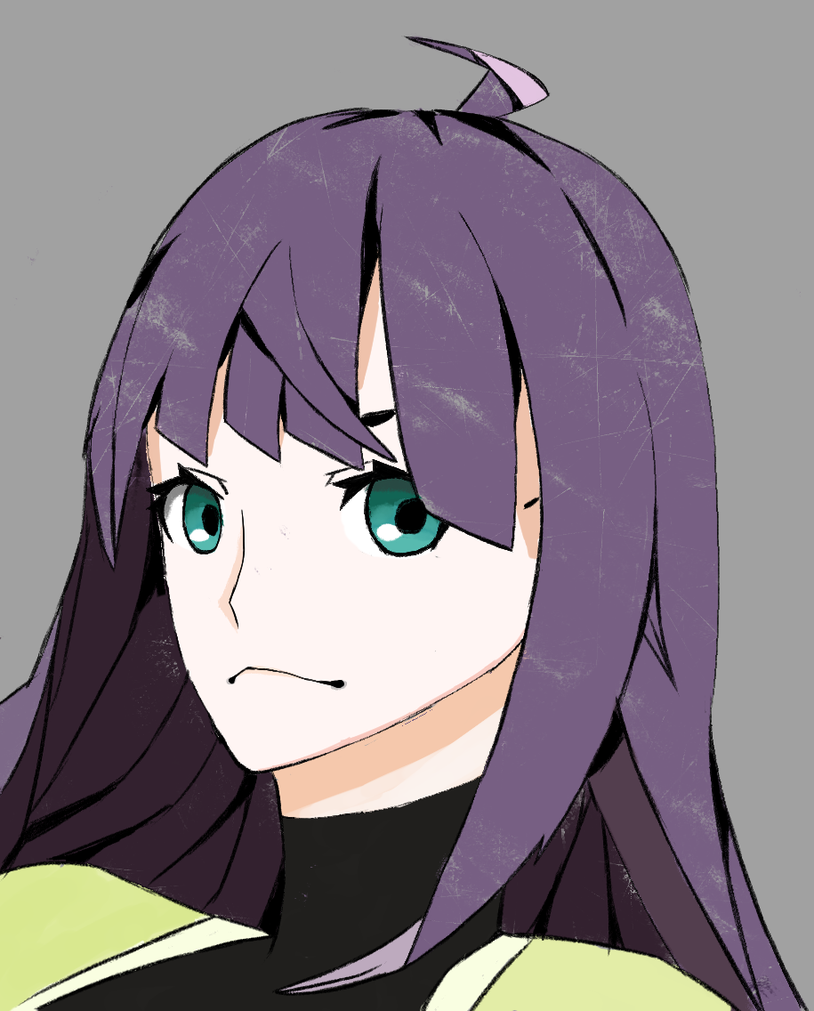 First attempt at rendering anime character hair by iYuiX on DeviantArt