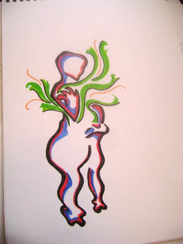 abstract human figure by withit on DeviantArt