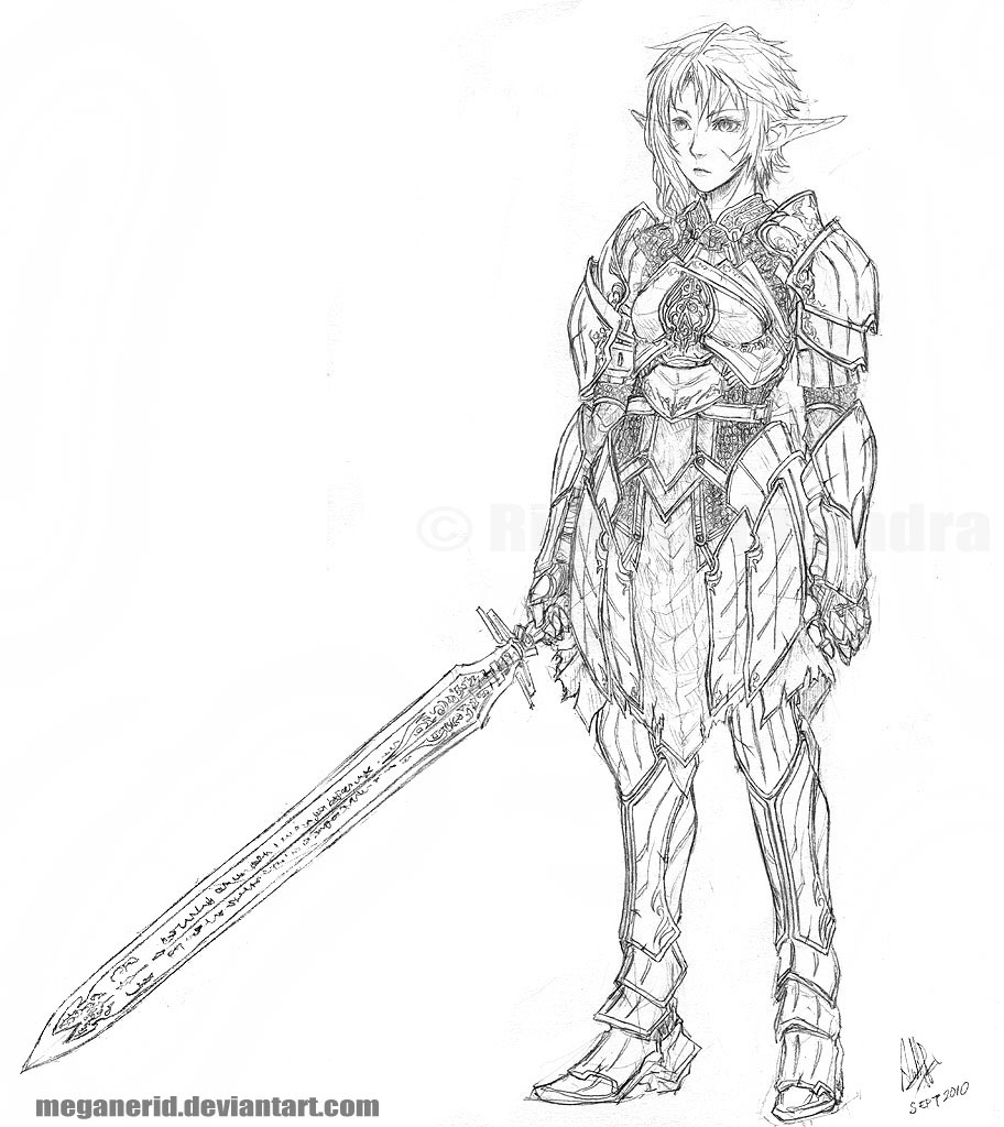 Female Warrior Ilya