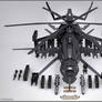 Fuujin Attack Helicopter Render