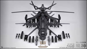 Fuujin Attack Helicopter Render