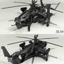 Fuujin Attack Helicopter Renders 3