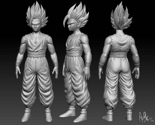 SSJ2 Gohan WIP