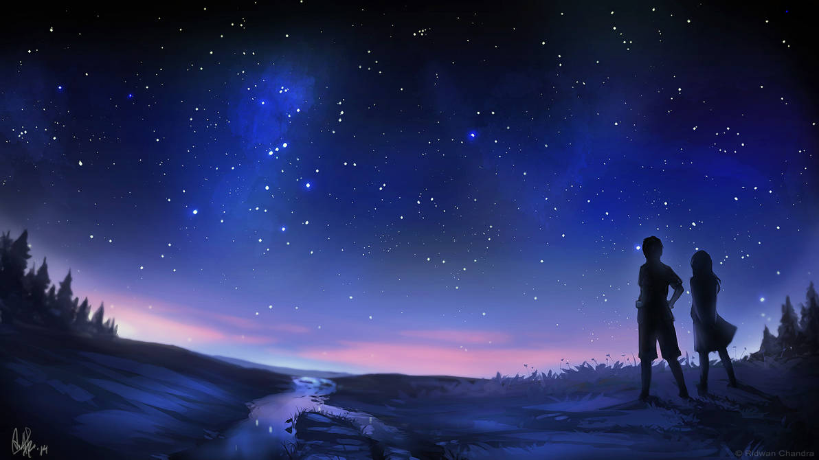 Imagine night. Звездное небо арт. Ночное небо со звездами. Звездное небо фон. Девушка и звездное небо.