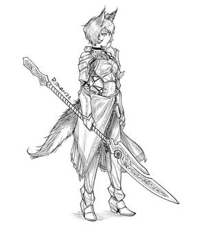 Beast Female Warrior