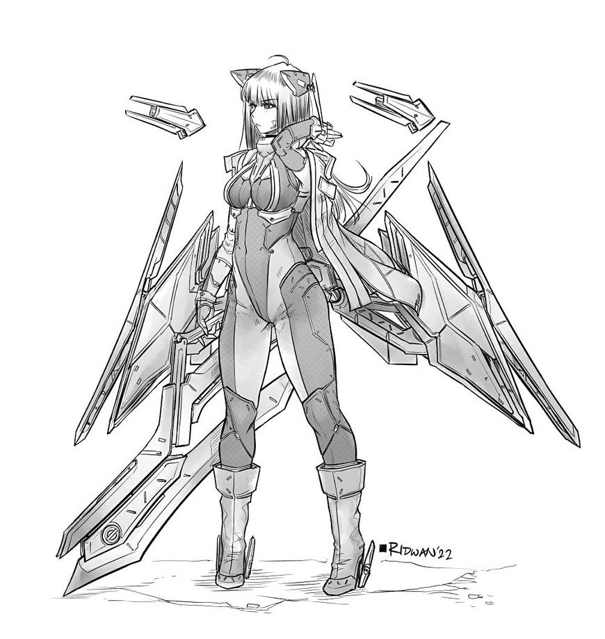Mecha Girl by MeganeRid on DeviantArt