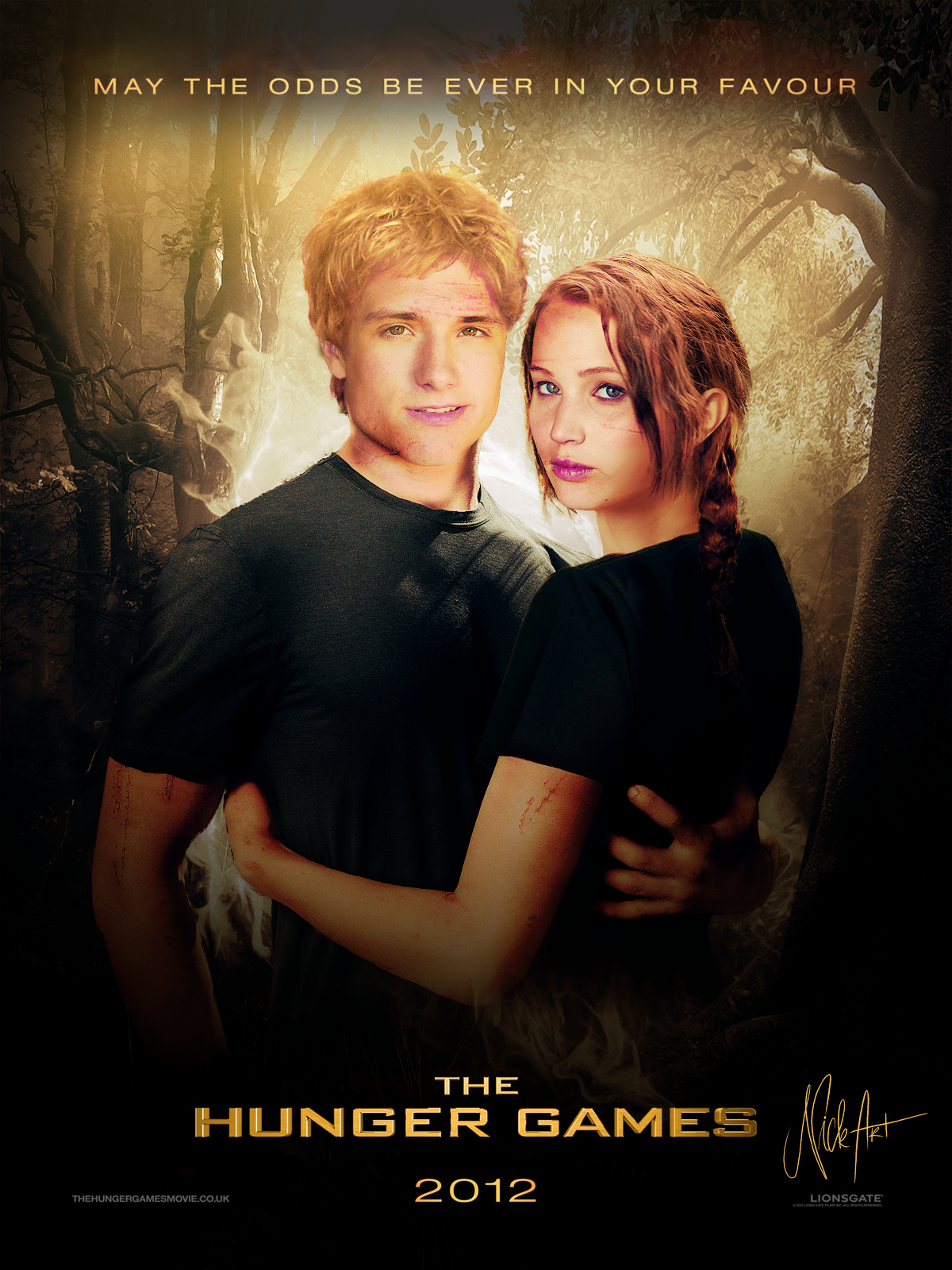 peeta mellark hunger games poster