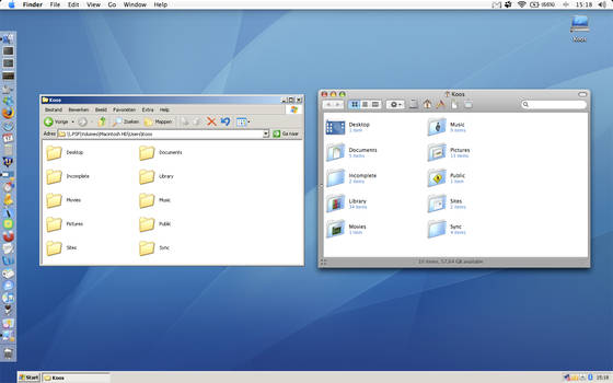 OSX + Parallels - Windows XP