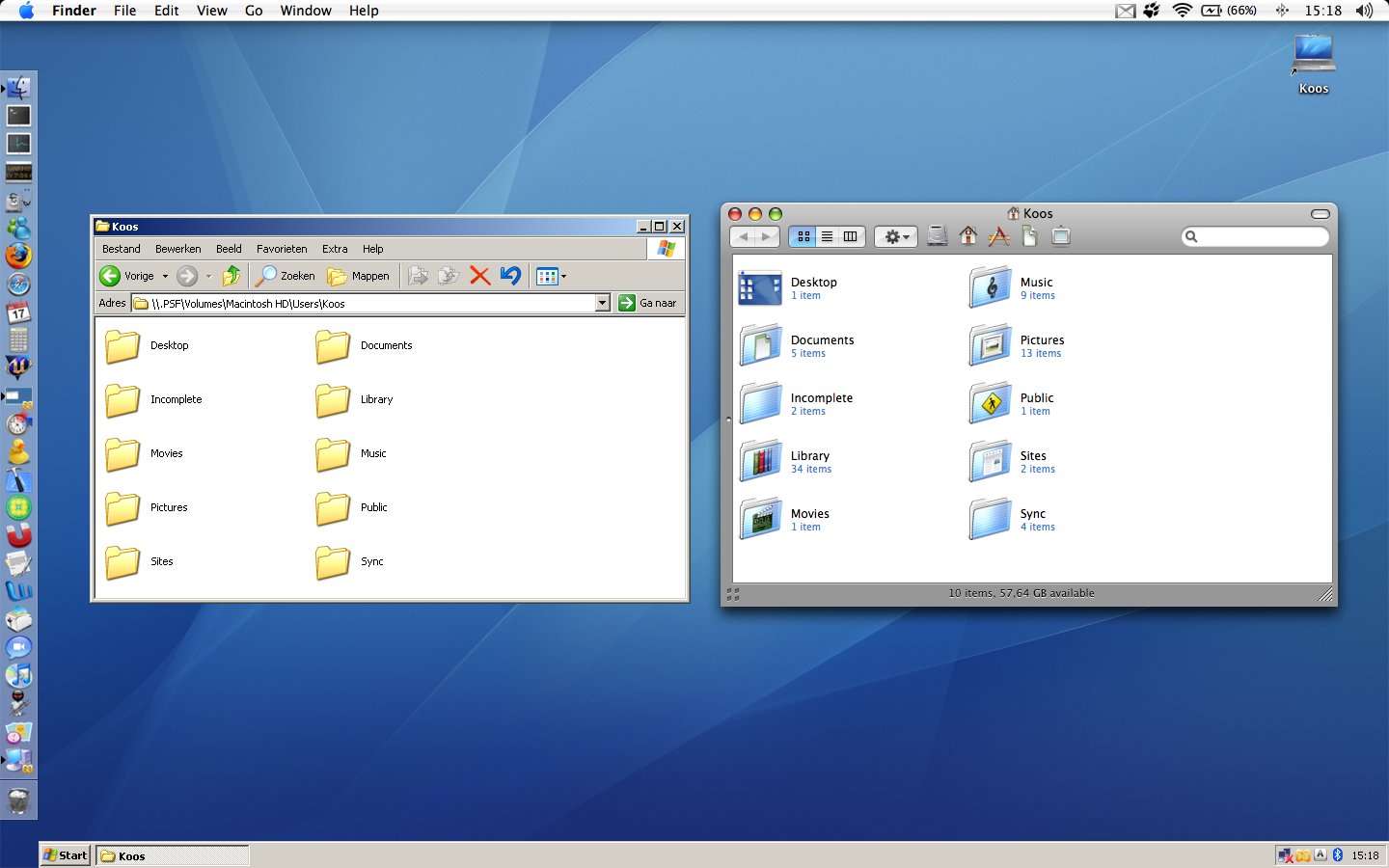 OSX + Parallels - Windows XP