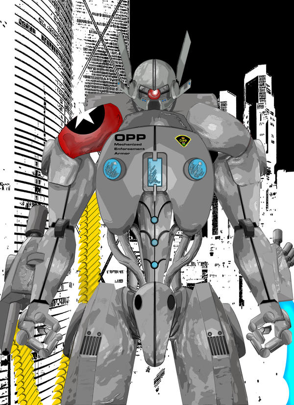 Anime mech by wyvernX on DeviantArt