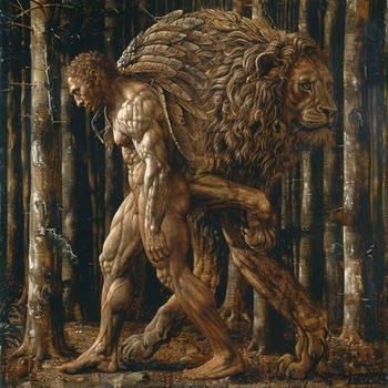Hercules and the lion