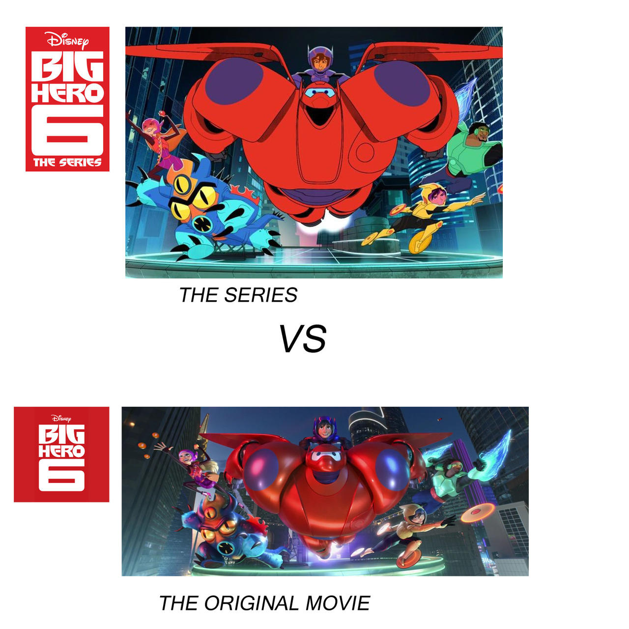 Big Hero 6 The Movie Vs The Series by andyrey38 on DeviantArt