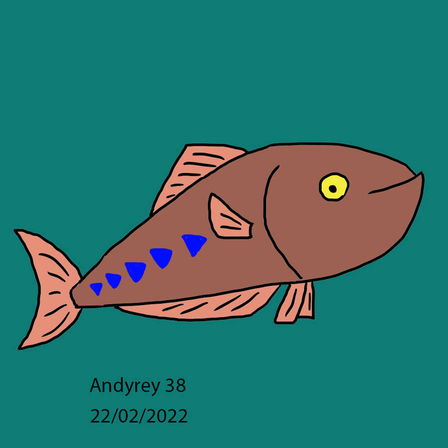 Fish fanart digital 2022 by andyrey38 on DeviantArt