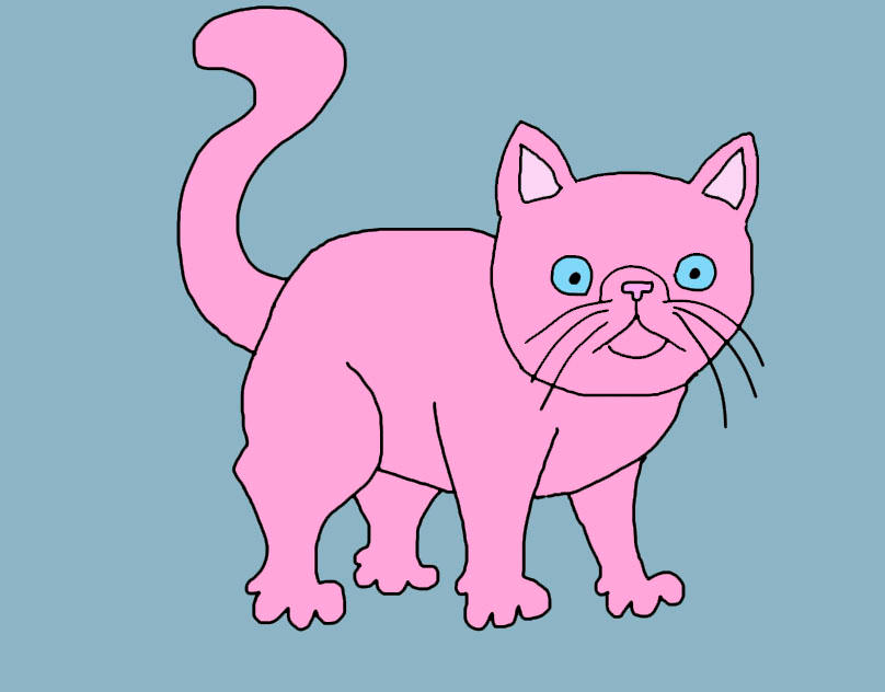 Pink Exotic Cat by andyrey38 on DeviantArt