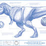 Tyrannosaurus rex engineer's drawings