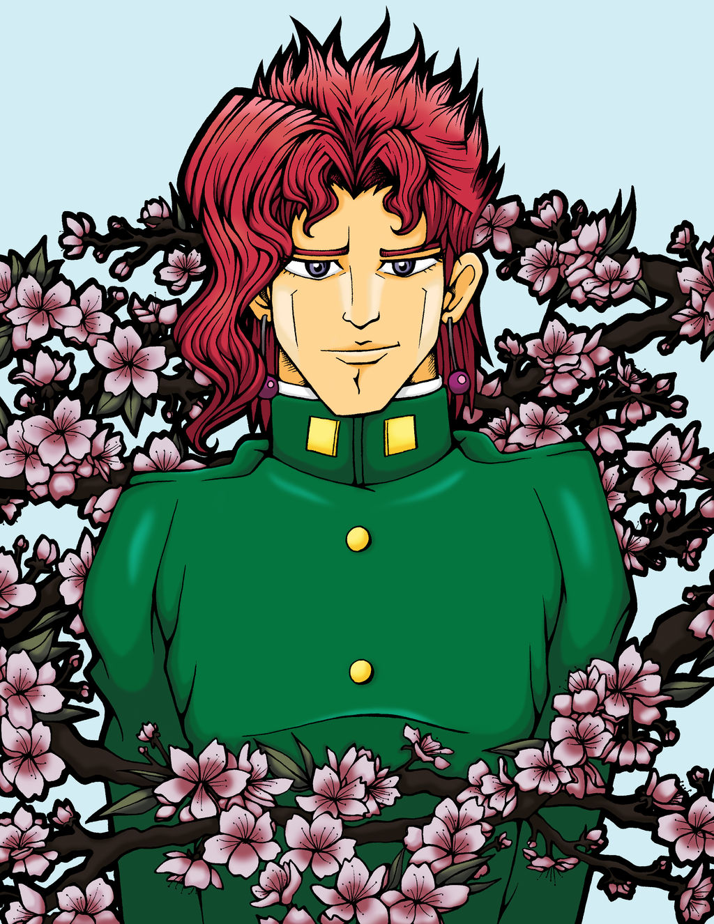 Noriaki Kakyoin by KiraMizuka on DeviantArt