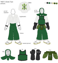 TMNTU_Kendo Team Uniform by DNLnamek01