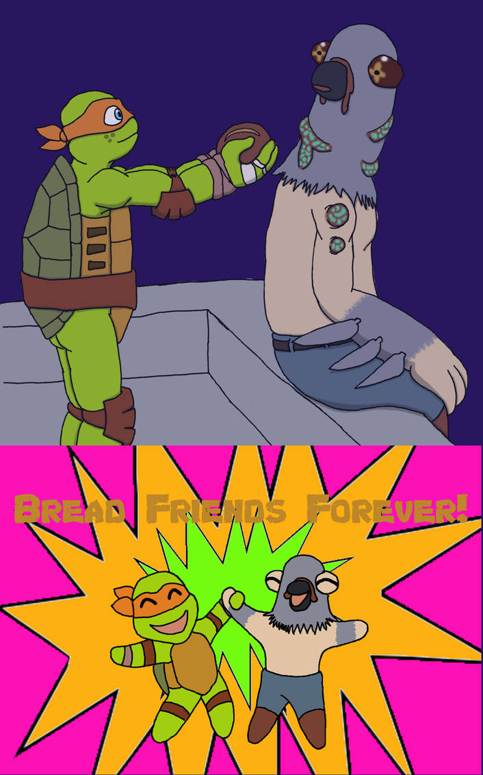 TMNT_Bread Friends Forever by DNLnamek01