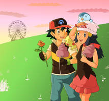 Ash And Dawn Valentines Contest