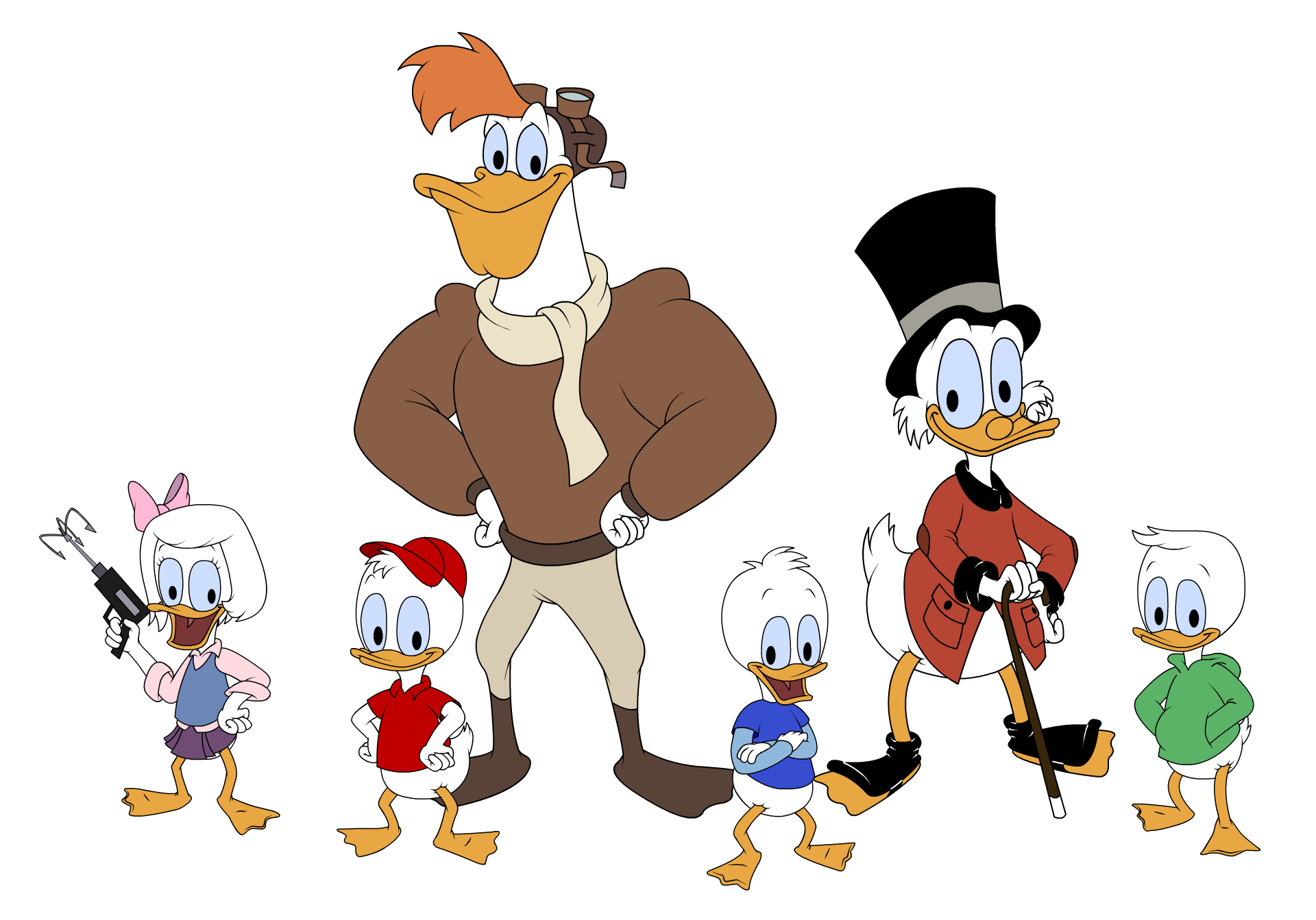Ducktales art design