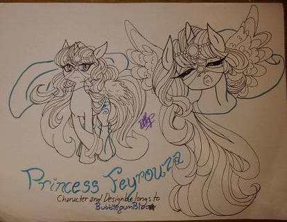 Princess Feyrouza Fanart #1(Unfinished)