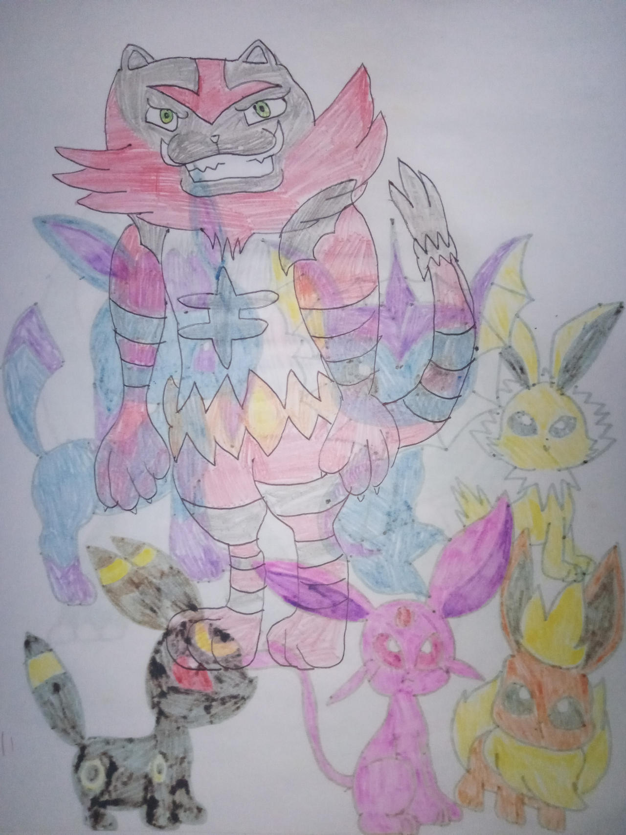 Incineroar (105/158) by Lauryelle on DeviantArt