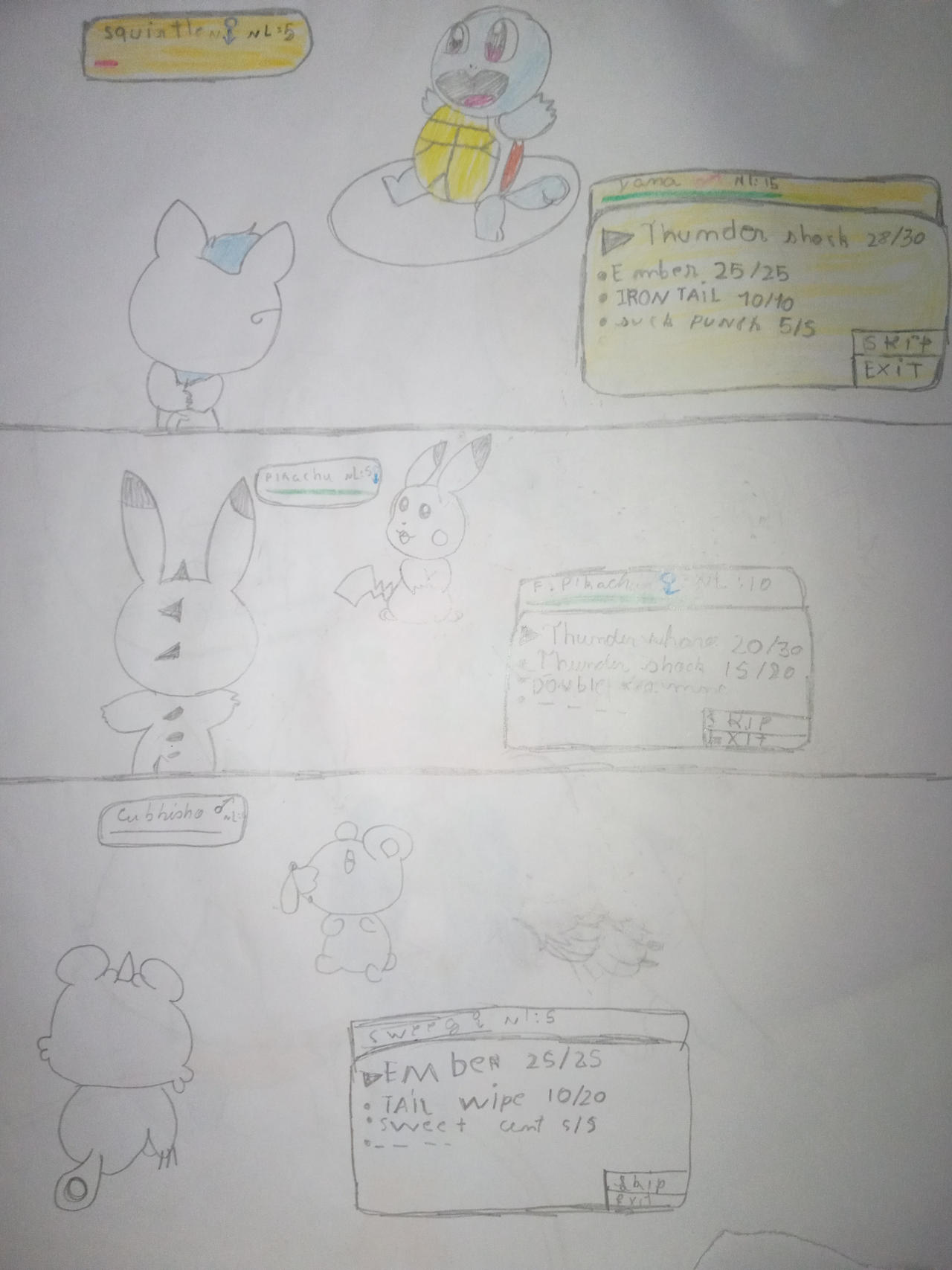 Pokemon fire red by Lauryelle on DeviantArt