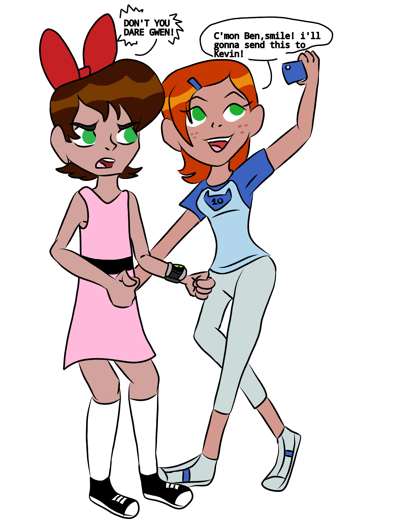 REQUEST-Ben dressed as Blossom