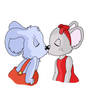 REQUEST-Blinky Bill and Myrtle kissing