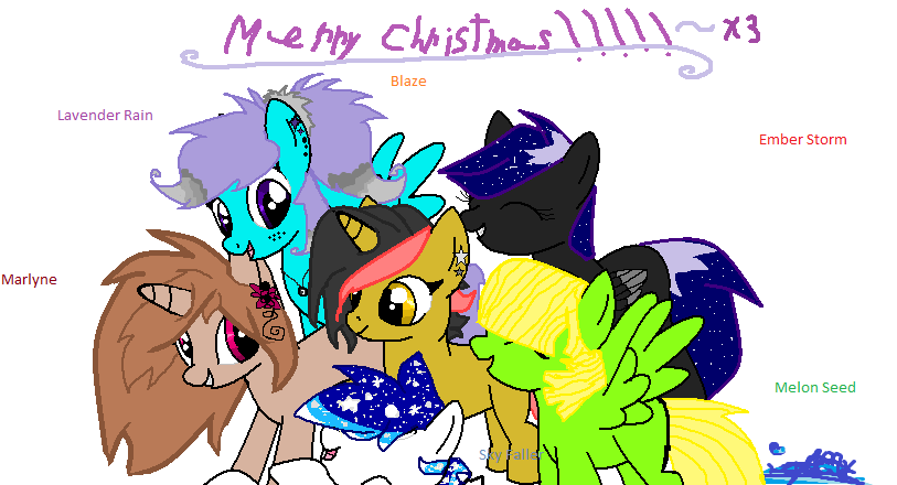 mlp Christmas gift by oceanepelchat on DeviantArt