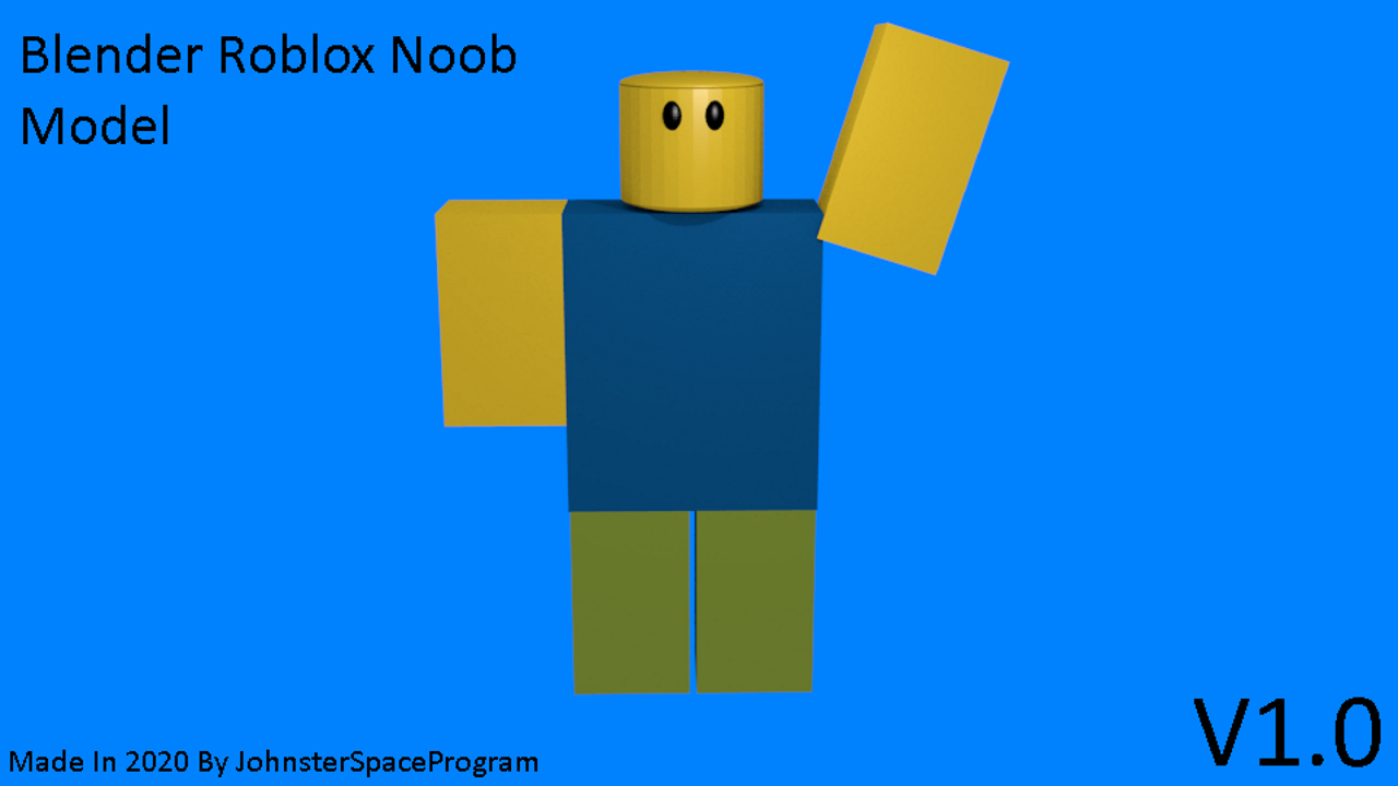 Roblox noob avatar rendered in cycles : r/blender