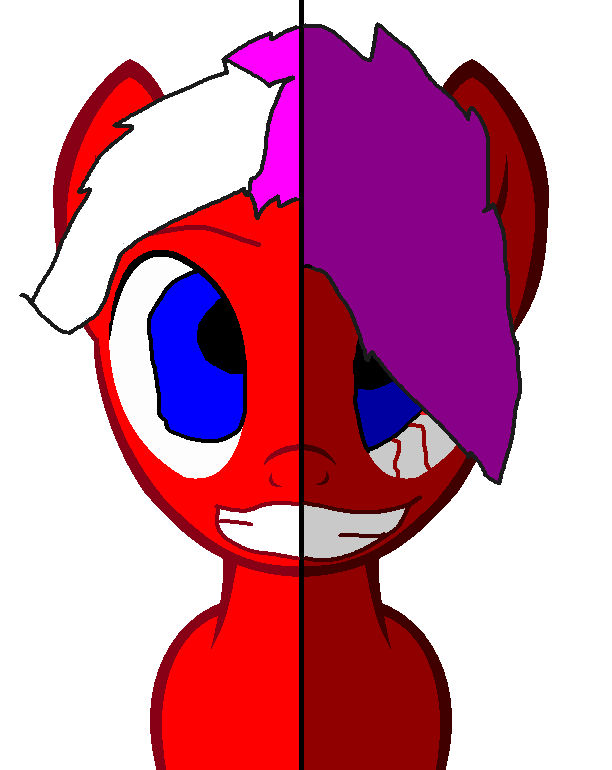Half Evil Shell Half Good and Half Evil by SkyiplierDeviantart on DeviantArt