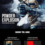 Powder Explosion Photoshop Action