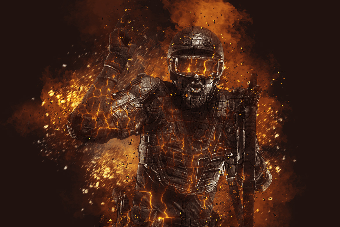 Lava Flames Glow Photoshop Action by ihemalaya on DeviantArt