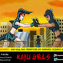 Kaiju Girls - Fake Movie Poster