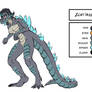 Reference Sheet - Zoey (Kaiju form)