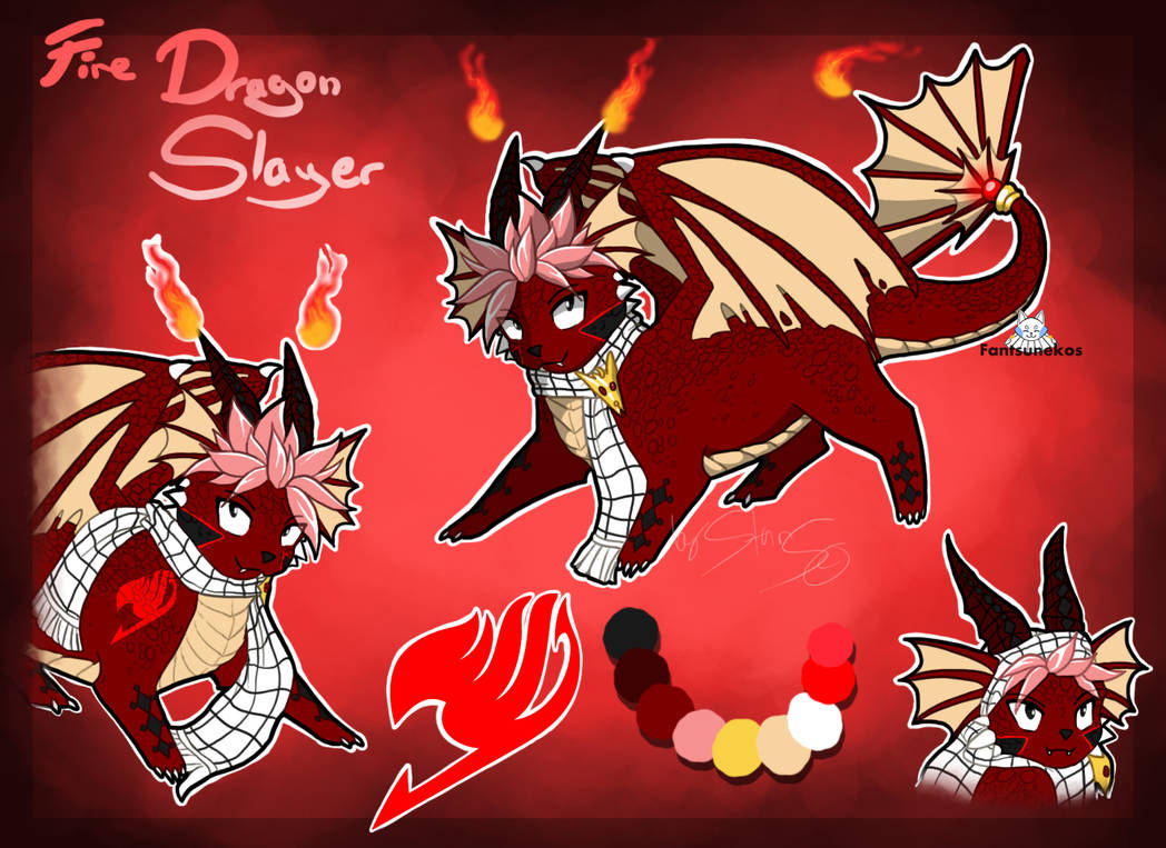 Natsu - Fantsuneko Events NPC Mascot by Forbidden-Hanyou on DeviantArt