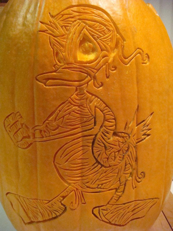 Donald Duck Pumpkin Carving 2 By DistantVisions On DeviantArt donald-duck-winter-food-fall-winter-painted-pumpkins-halloween-fun