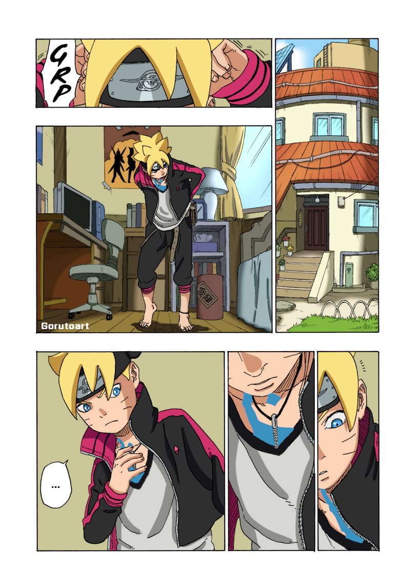 Chapter #54 Panel Coloring : r/Boruto