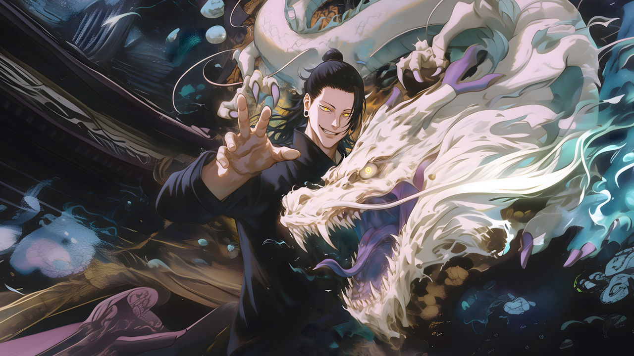 Geto Flying Geto Suguru by MindWallpaper on DeviantArt