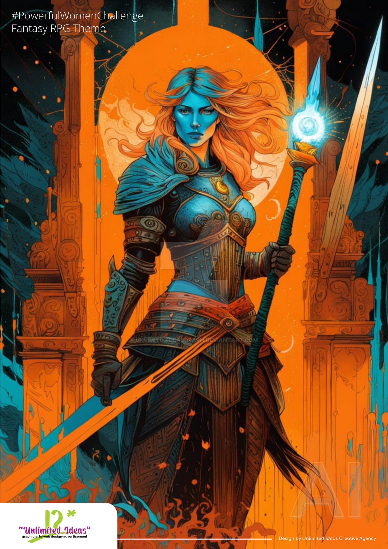 Female Mage! by UnlimitedIdeasGraph on DeviantArt