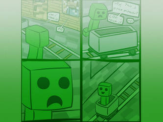 Minecraft Comic Wallpaper