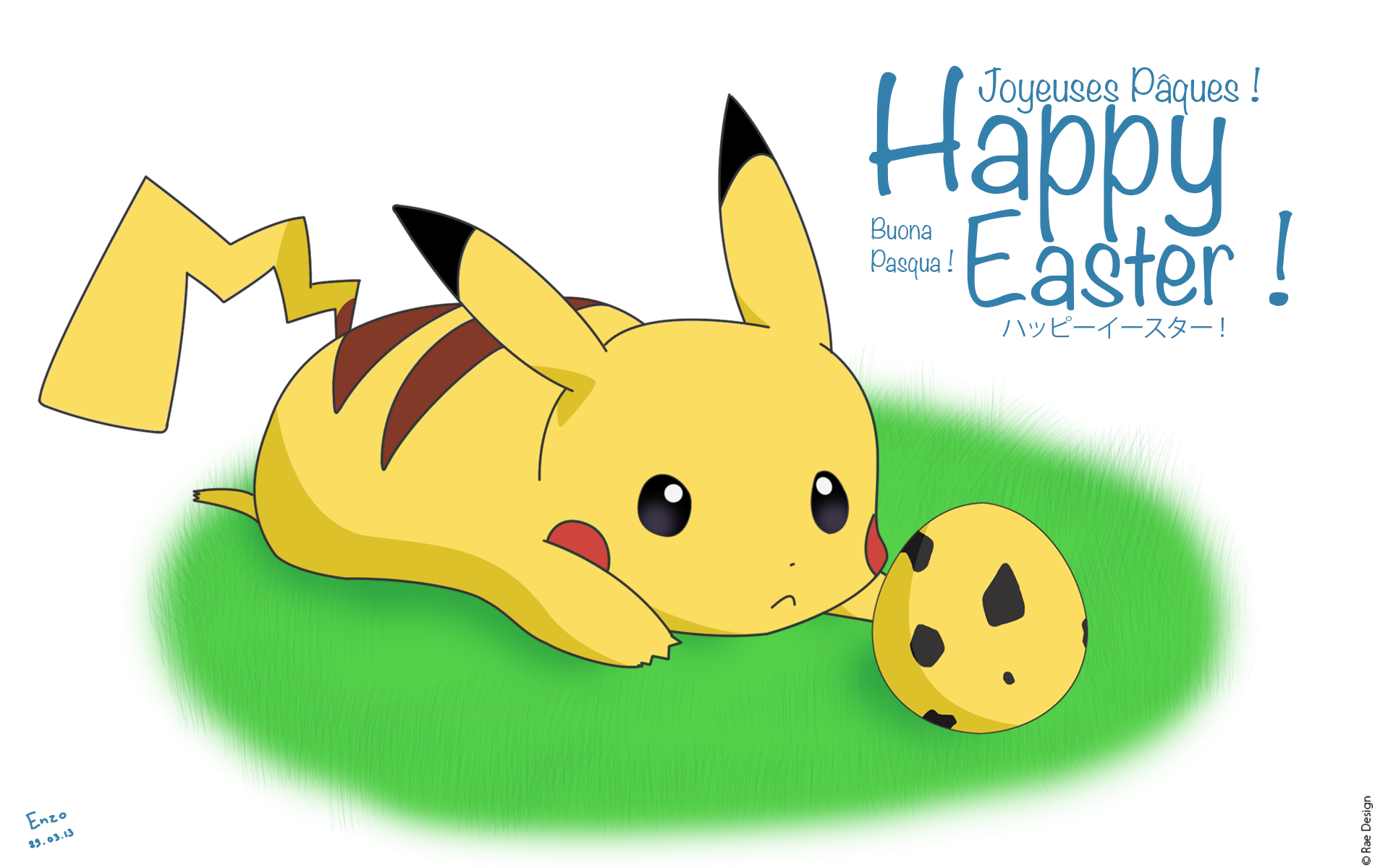 Happy Easter Pikachu !