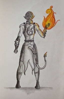 Fire bender demon