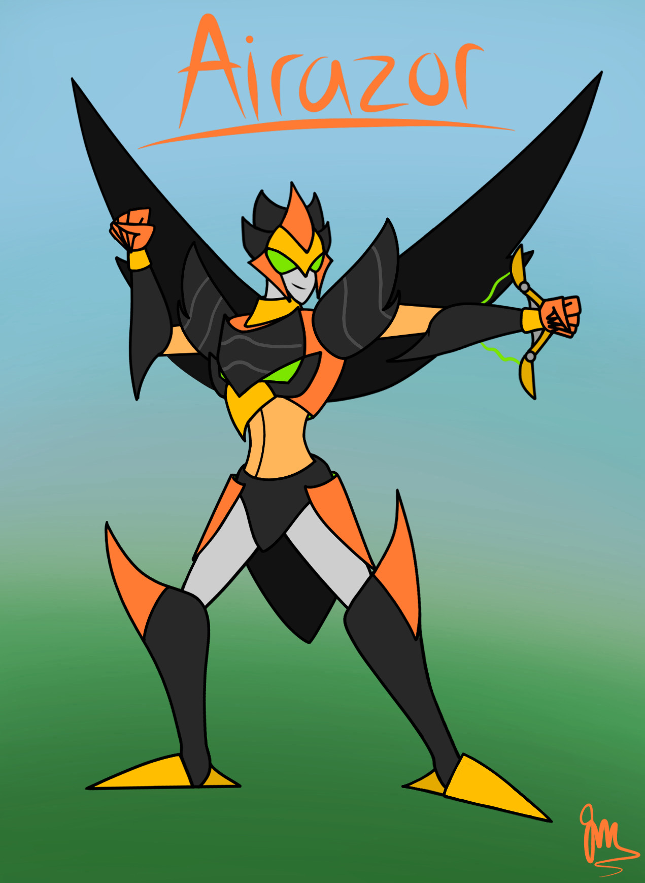 Air Razor Human Airazor (Redesign) by jaybee003 on DeviantArt