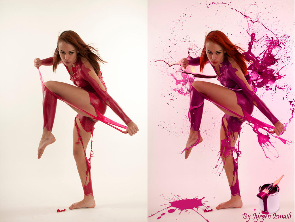 Pete recommends best of Man feels womens boobs latex video Liquid