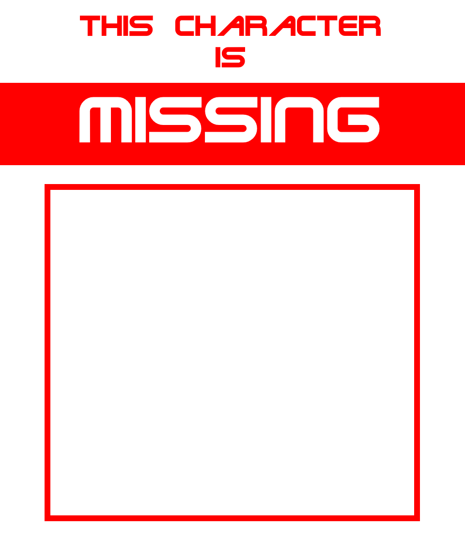 Character Missing Template by TheJMP on DeviantArt