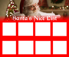 Santa Nice List Format