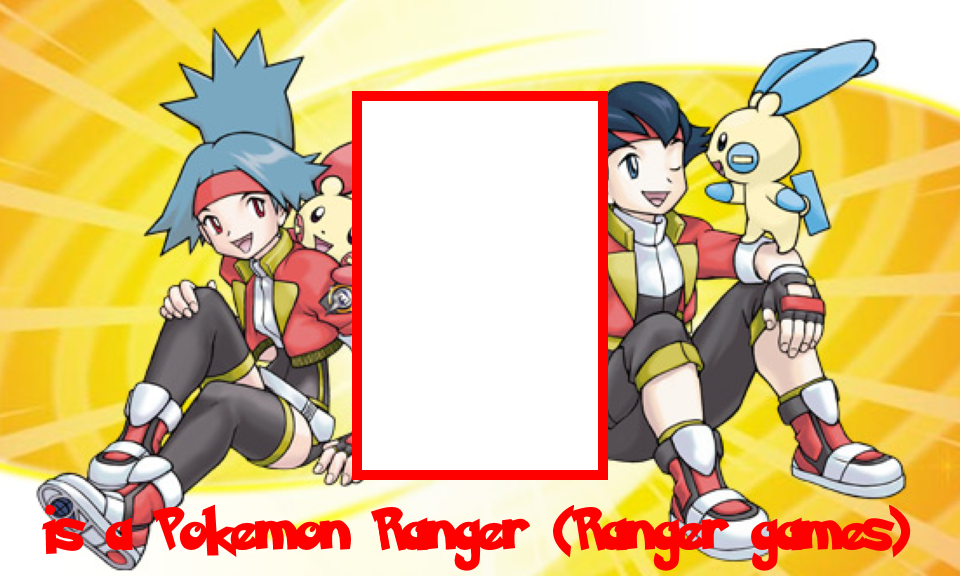 Pokemon Ranger Template by The-JMP on DeviantArt
