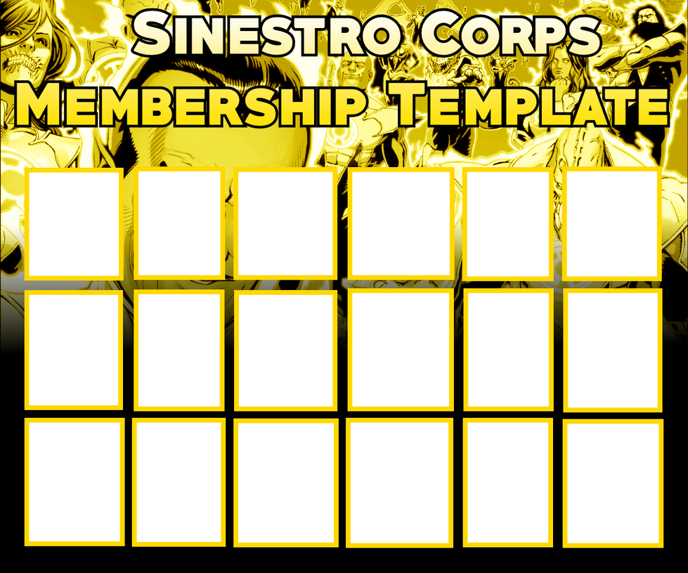 Chapter Roster Image Sinestro Corps Membership Roster Template by The-JMP on DeviantArt